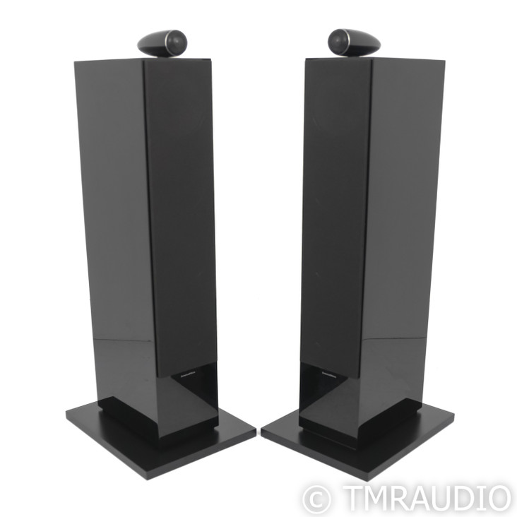B&W 702 S2 Floorstanding Speakers; Black Pair (SOLD)