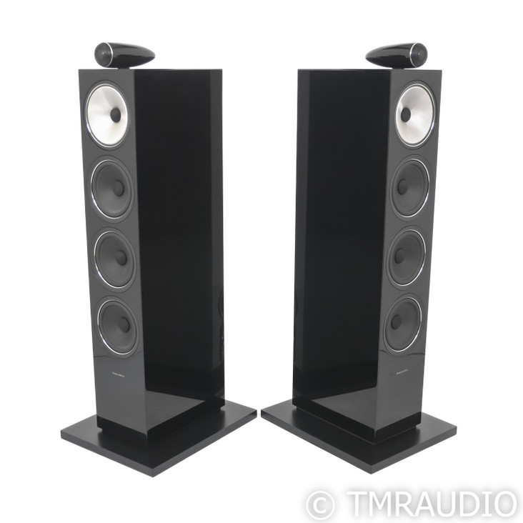 B&W 702 S2 Floorstanding Speakers; Black Pair (SOLD)