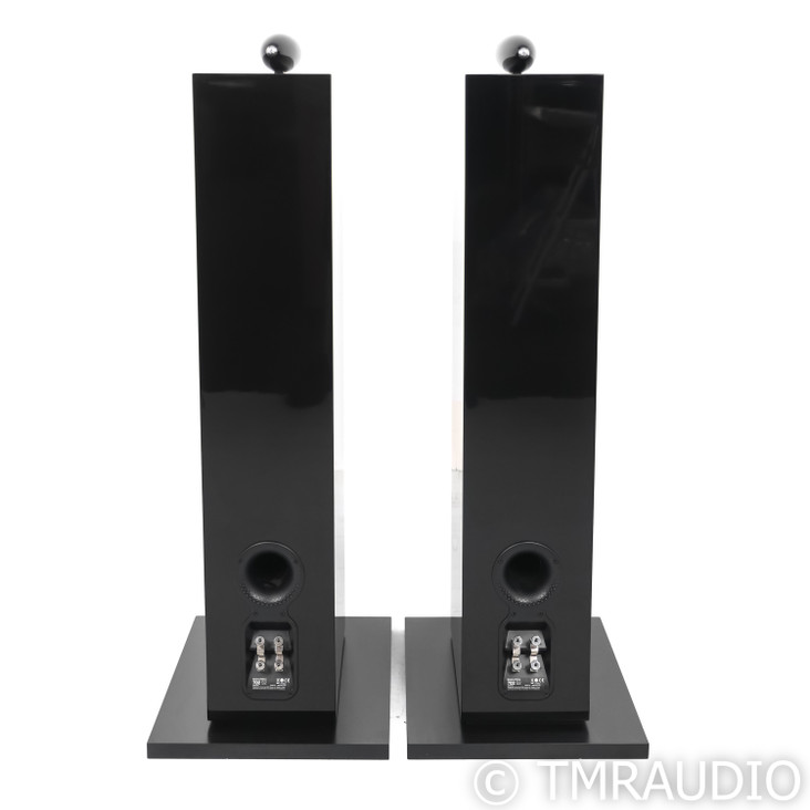 B&W 702 S2 Floorstanding Speakers; Black Pair (SOLD)