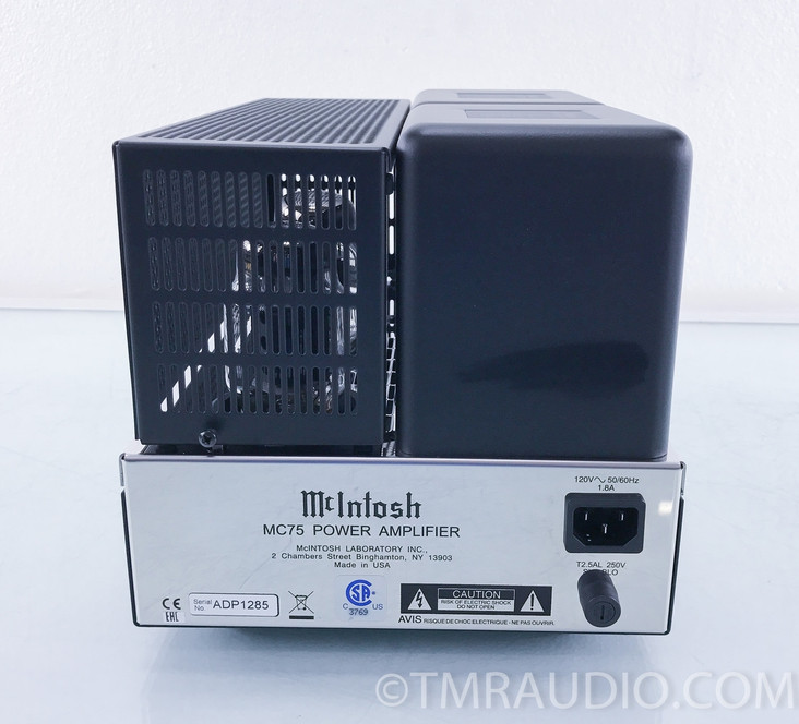 McIntosh MC75 Mono Tube Power Amplifiers; Pair