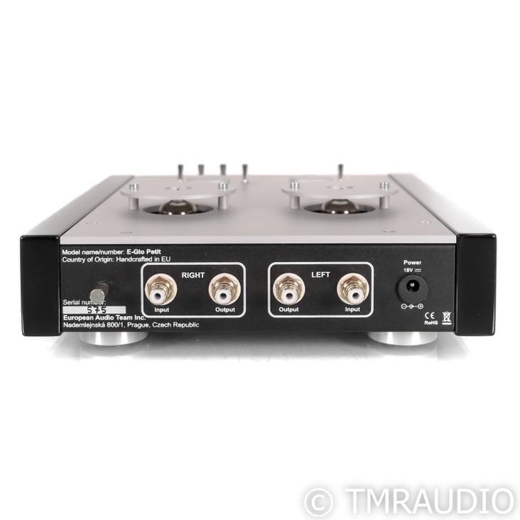 EAT E-Glo Petit MM / MC Phono Tube Preamplifier; Silver