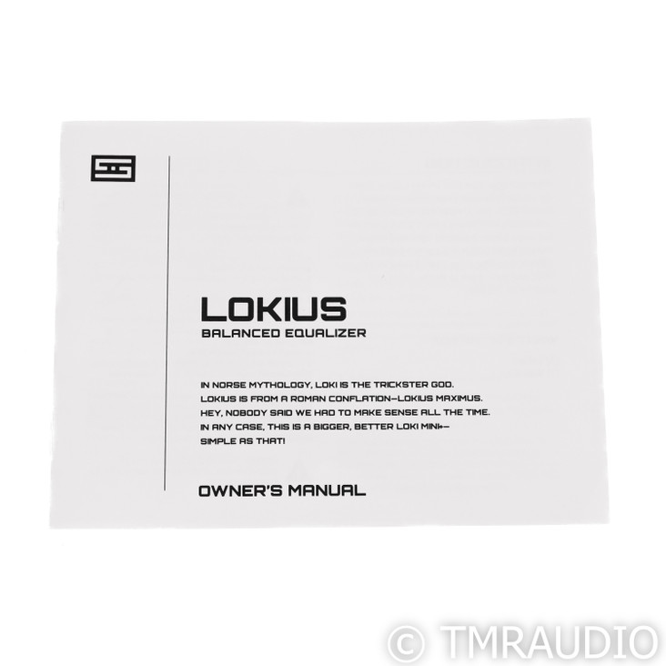 Schiit Lokius 6-Band Equalizer; Black
