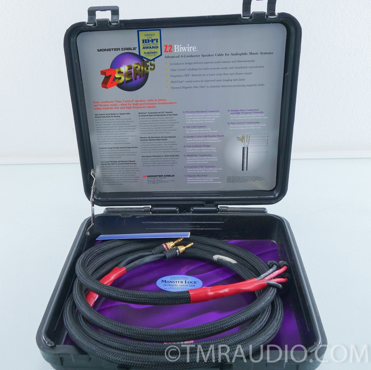 Monster Z2 Biwire Speaker Cable; 3m Single Cable