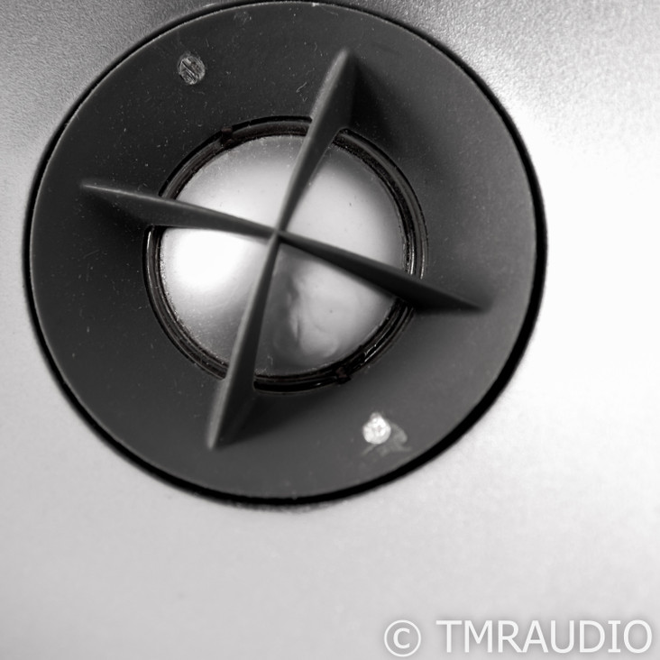 Vivid Audio OVAL v1 Bookshelf Speakers; Silver Pair (No Grills)