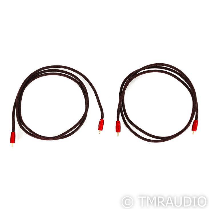 AudioQuest Red River RCA Cables; 1.5m Pair Interconnects