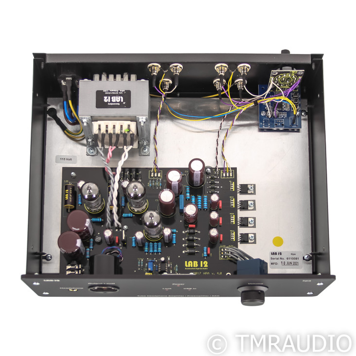 Lab12 hpa Tube Headphone Amplifier; Black (Open Box)