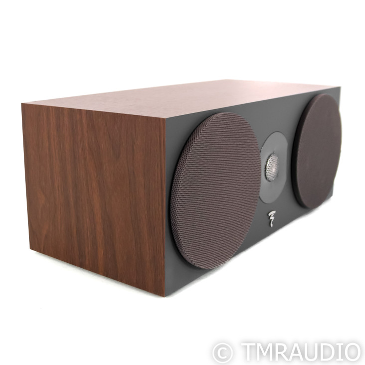 Focal Chora Center Channel Speaker; Dark Wood