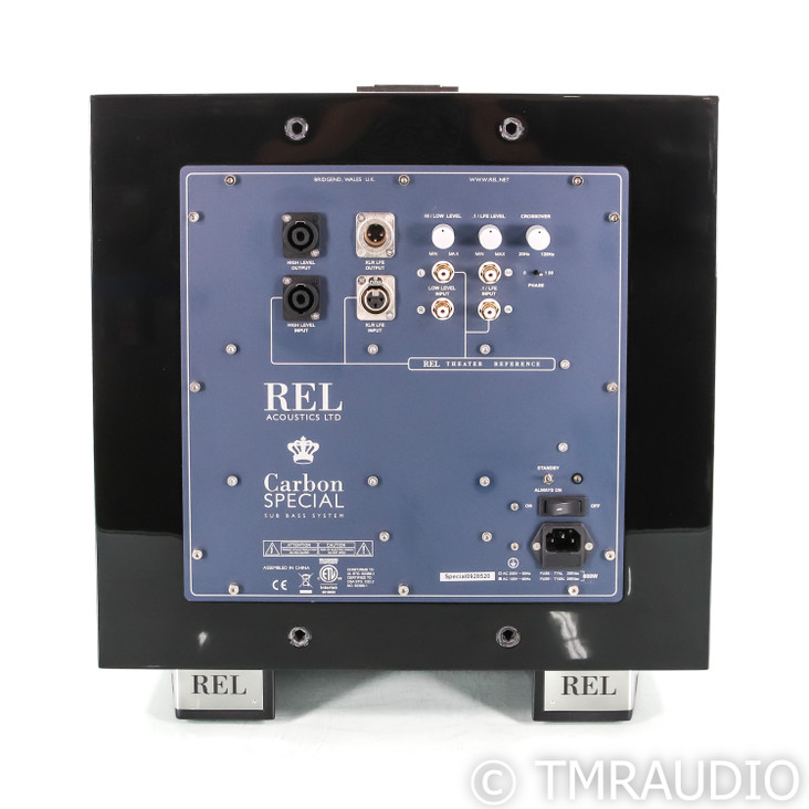 REL Carbon Special 12" Powered Subwoofer; Black Gloss