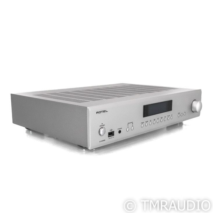 Rotel A14 MkII Stereo Integrated Amplifier; MM Phono; Silver