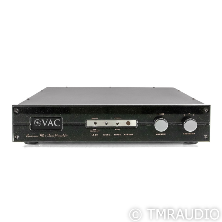 VAC Renaissance Mk V Stereo Tube Hybrid Preamplifier; Mk 5