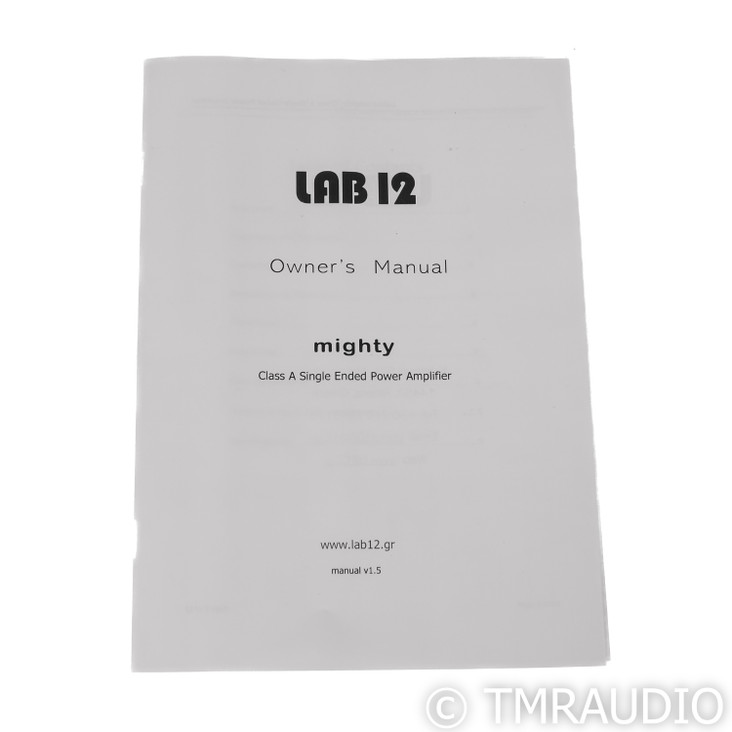 Lab12 mighty Stereo Tube Power Amplifier