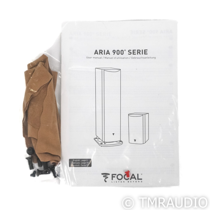 Focal Aria 906 Bookshelf Speakers; Black Pair (SOLD)