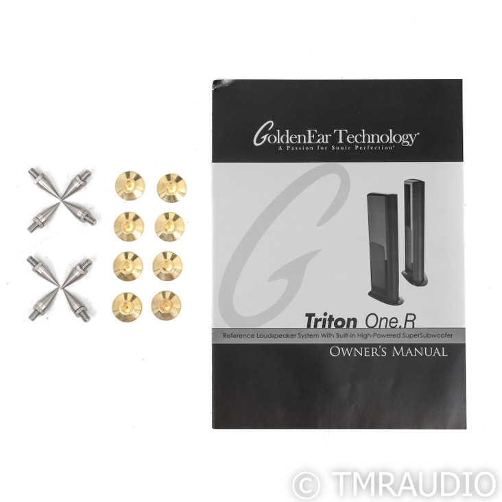 GoldenEar Triton One.R Floorstanding Speakers; Gloss Black Pair (SOLD)