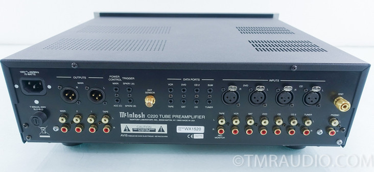 McIntosh C220 Stereo Tube Preamplifier; MM Phono (SOLD)