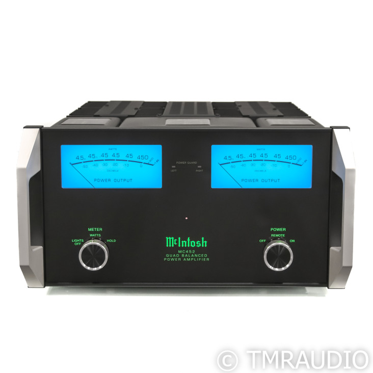 McIntosh MC452 Stereo Power Amplifier; MC-452; Quad Balanced