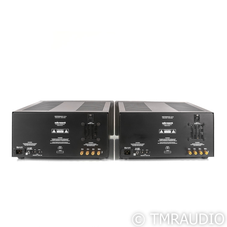Audio Research Reference 210 Mono Tube Power Amplifiers; Silver Pair