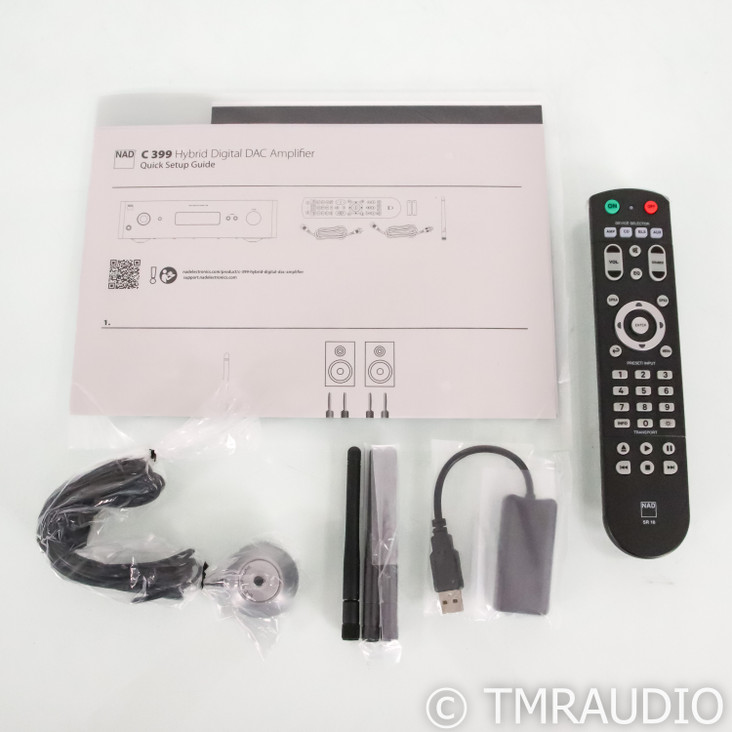 NAD C 399 Wireless Streaming Integrated Amplifier; MDC2 BluOS-D (Open Box)