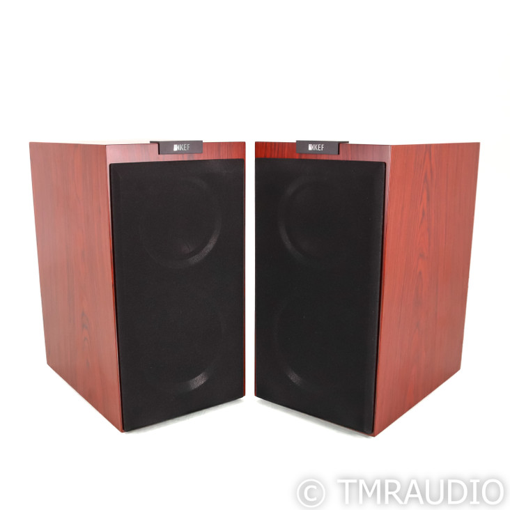 KEF R300 Bookshelf Speakers; Pair Rosewood