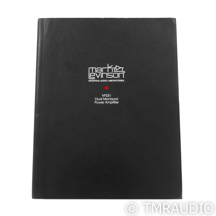 Mark Levinson No. 331 Stereo Power Amplifier; N331