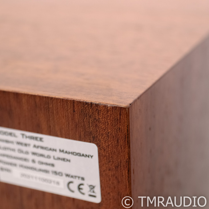 KLH Model 3 Bookshelf Speakers; Mahogany Pair w/ Stands