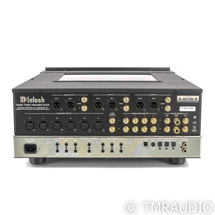 McIntosh C2600 Stereo Tube Preamplifier; MM / MC Phono (SOLD)