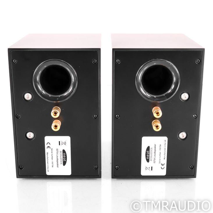 Neat Acoustic Iota Bookshelf Speakers; Pair Satin Black