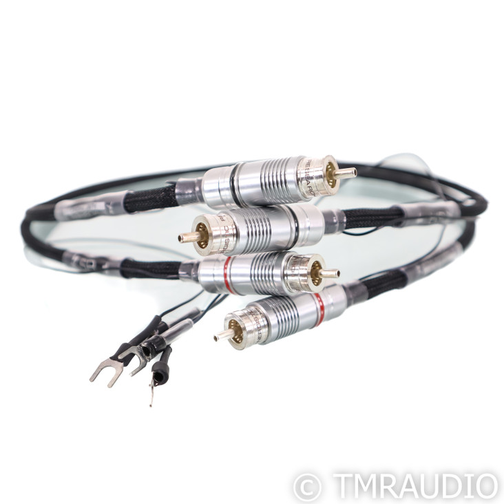 Synergistic Research Atmosphere X Alive RCA Phono Cable; 1m Pair Tonearm Interconnects (Level 1)