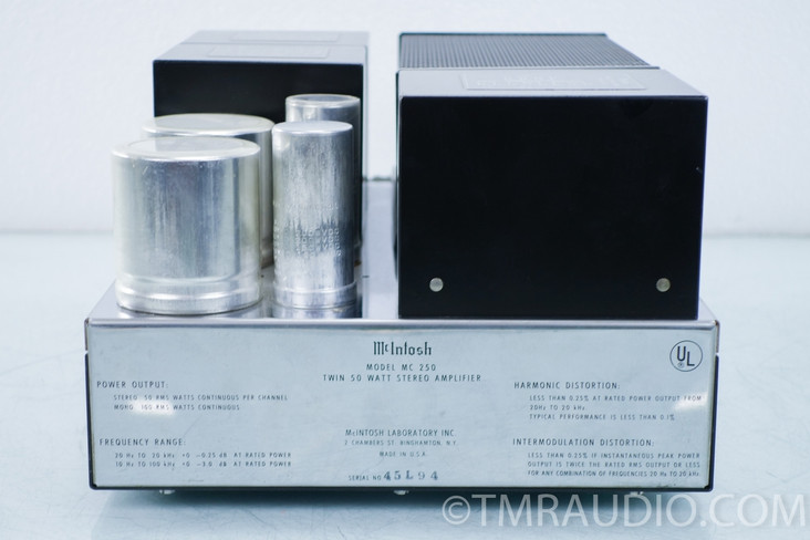 McIntosh MC 2100 Vintage Stereo Power Amplifier; MC2100