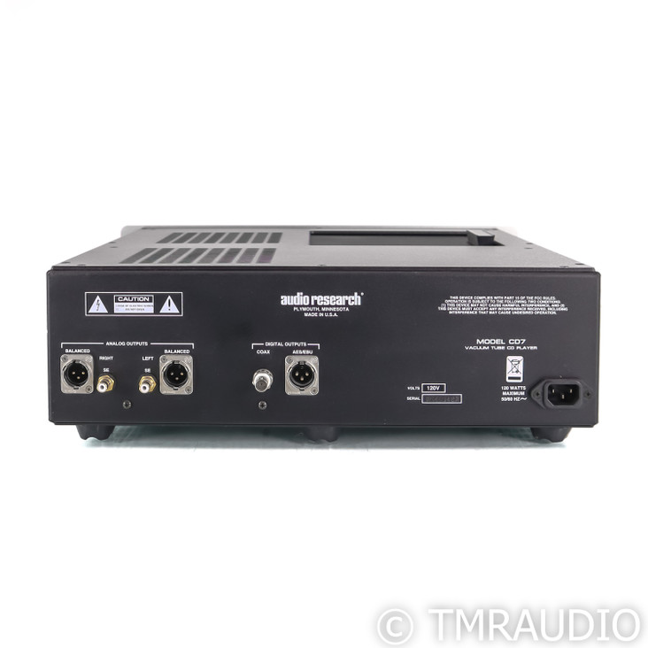Audio Research Reference CD-7 Tube CD Player; CD7 (SOLD)