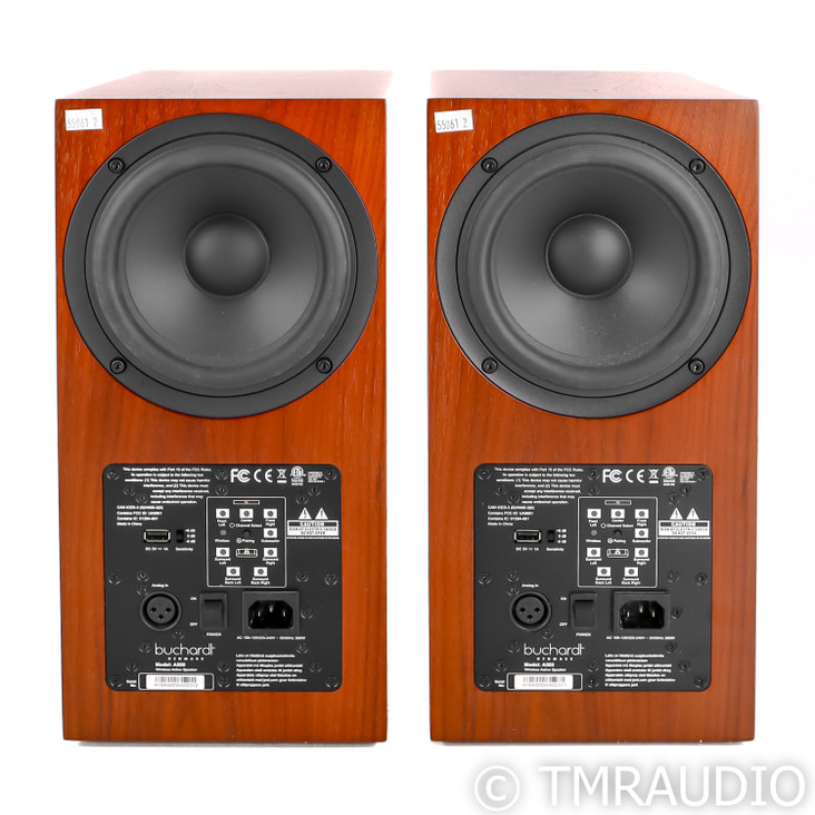 Buchardt Audio A500 Wireless Powered Bookshelf Speakers; Walnut Pair (SOLD2)