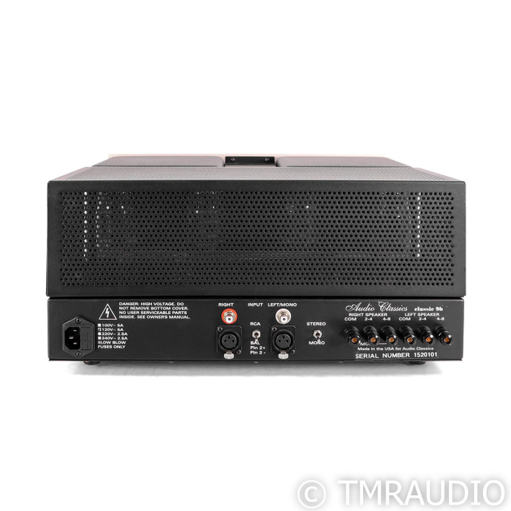 Audio Classics 9B Stereo / Mono Tube Power Amplifier