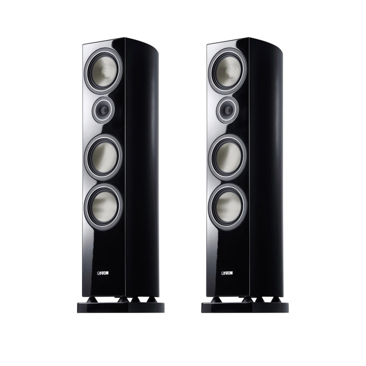 Canton Vento 886.2 DC Floorstanding Speakers; Black Pair (Sealed w/ Warranty)