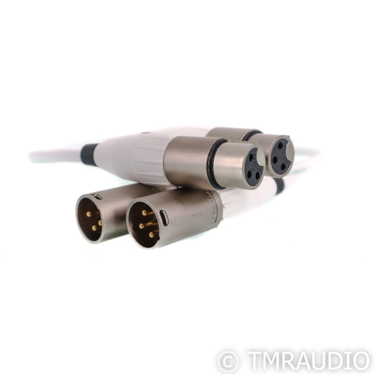 JPS Labs Superconductor V XLR Cables; 0.75m Pair Balanced Interconnects