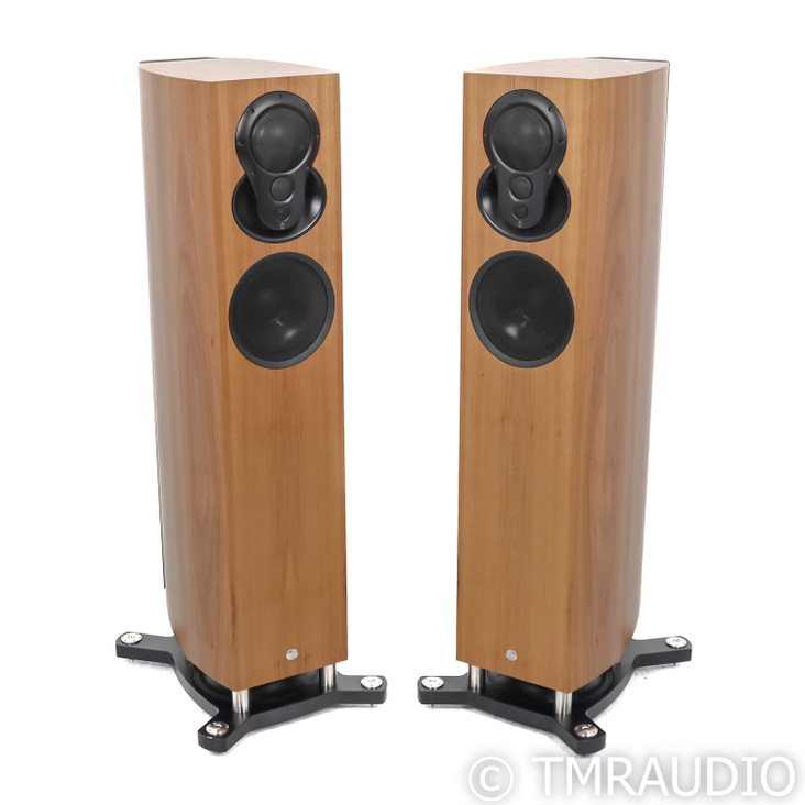 Linn Akubarik Active Floorstanding Speakers; Walnut Pair