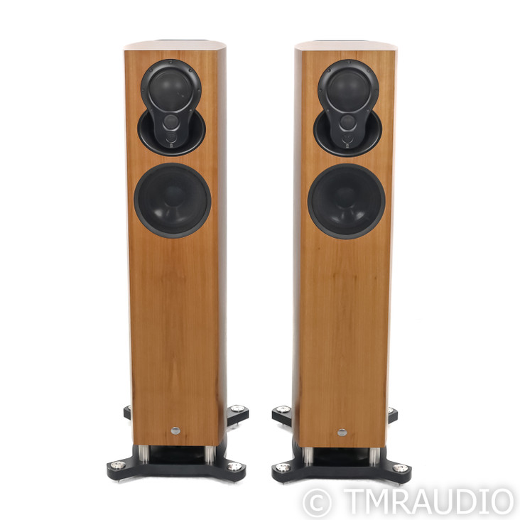 Linn Akubarik Exakt with Katalyst Floorstanding Speakers; Walnut Pair