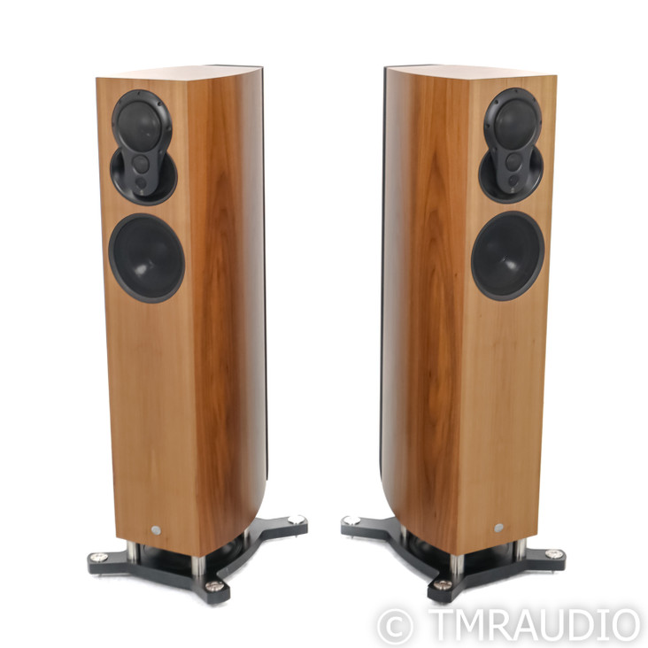 Linn Akubarik Exakt with Katalyst Floorstanding Speakers; Walnut Pair