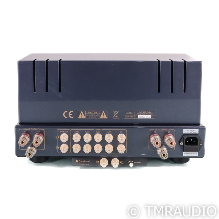 PrimaLuna Evo 200 Stereo Tube Integrated Amplifier; (No Phono)