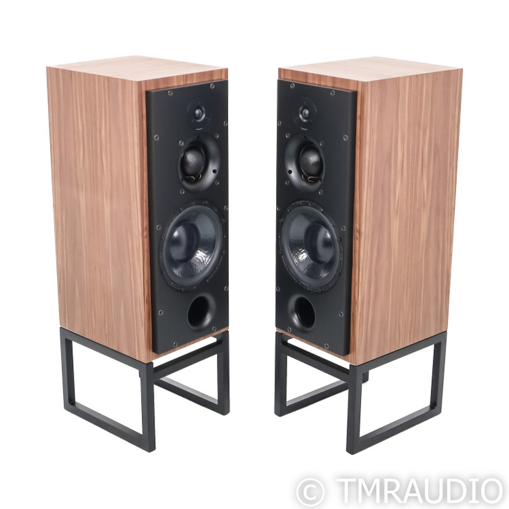 ATC SCM50PSL Bookshelf Speakers; Walnut Pair w/ Stands (Open Box)