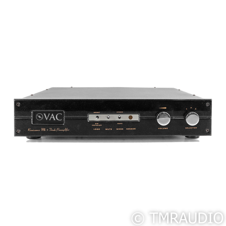 VAC Renaissance Mk V Stereo Tube Preamplifier