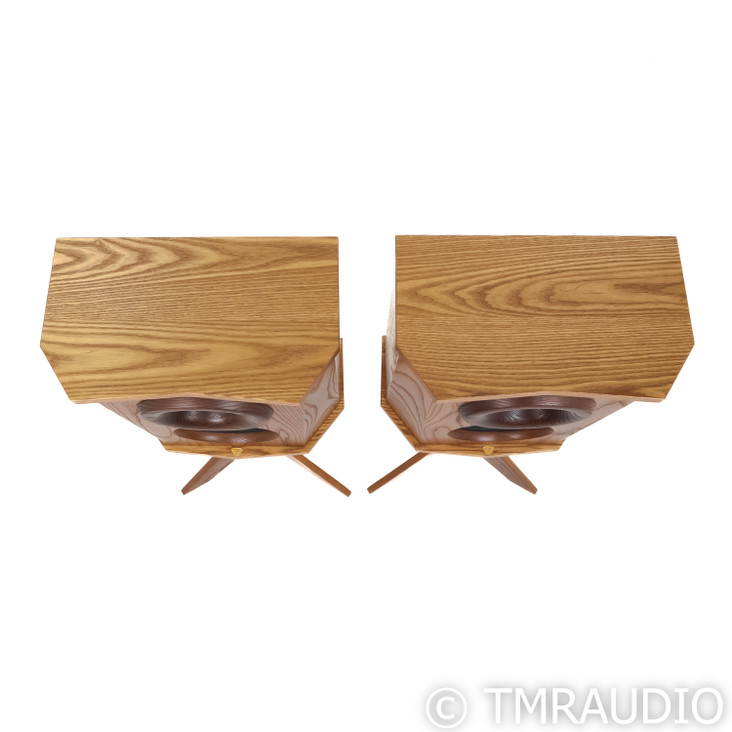 Fleetwood Sound Company Deville SQ Bookshelf Speakers; Torrefied Ash Pair w/ Stands