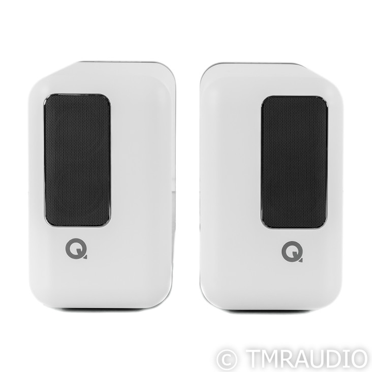 Q Acoustics Q Active 200 Powered Bookshelf Speakers; White Pair (Open Box)