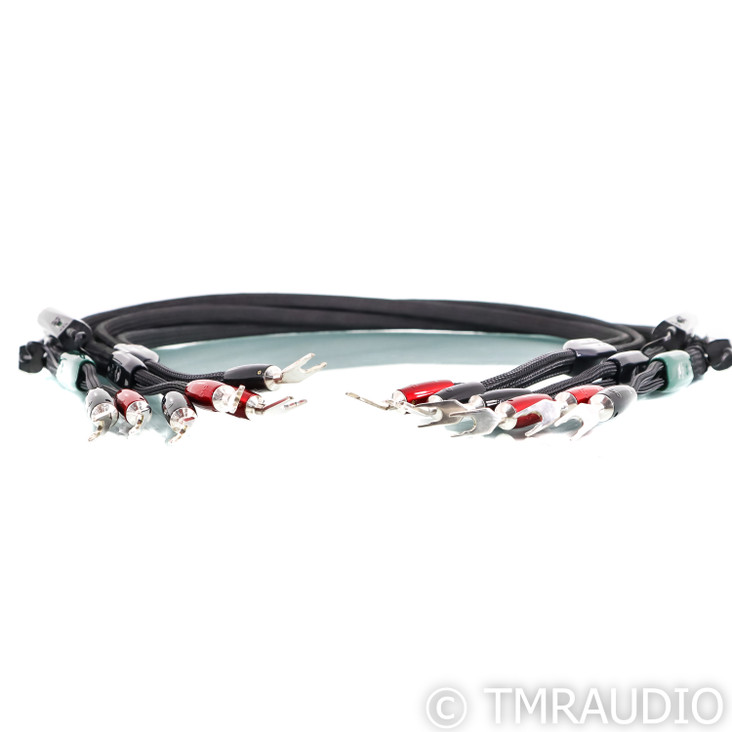 AudioQuest Robin Hood ZERO Bi-Wire Combo Speaker Cable; 5ft Pair Spade; 72v DBS