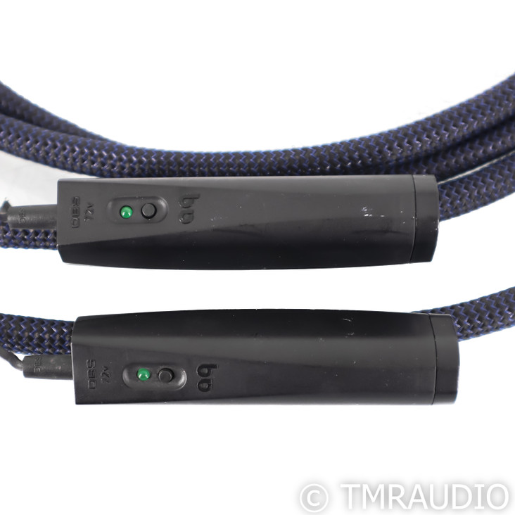 AudioQuest Water XLR Cables; 1m Pair Balanced Interconnects; 72v DBS