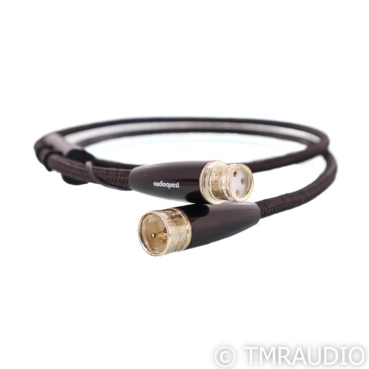 AudioQuest Coffee Digital XLR Cable; Single 1m AES/EBU Interconnect; 72v DBS