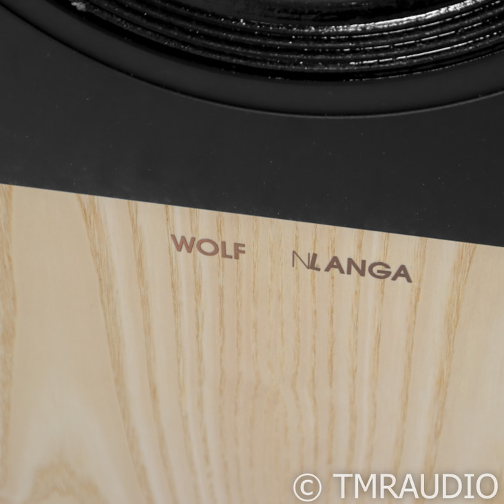 Wolf Von Langa 12639 SON Loudspeakers; Light Oak Pair
