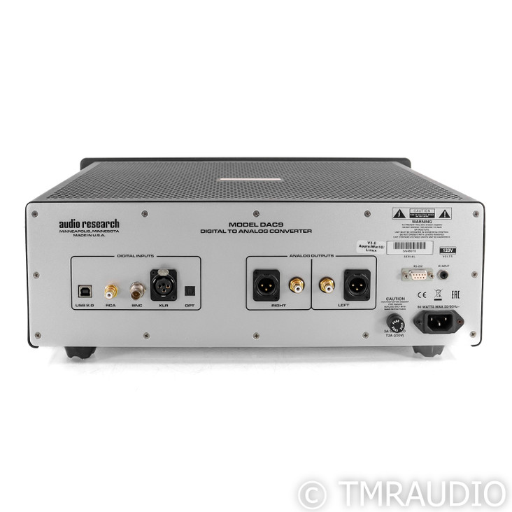 Audio Research DAC9 Tube DAC; D/A Converter