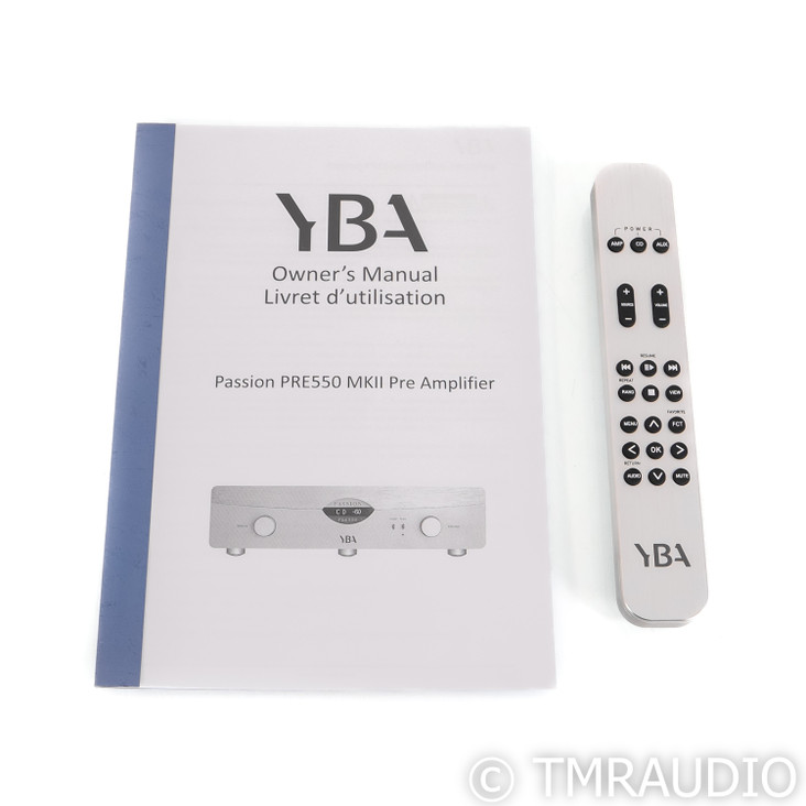 YBA Passion Pre 550 MkII DAC / Preamplifier; Mk2; D/A Converter