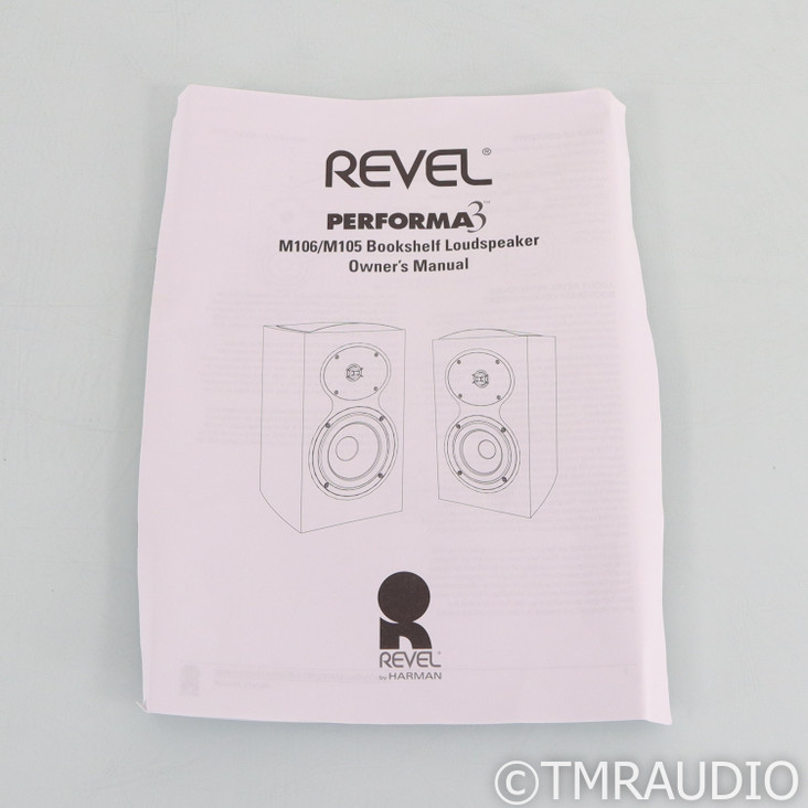 Revel Performa3 M105; Piano Black Pair