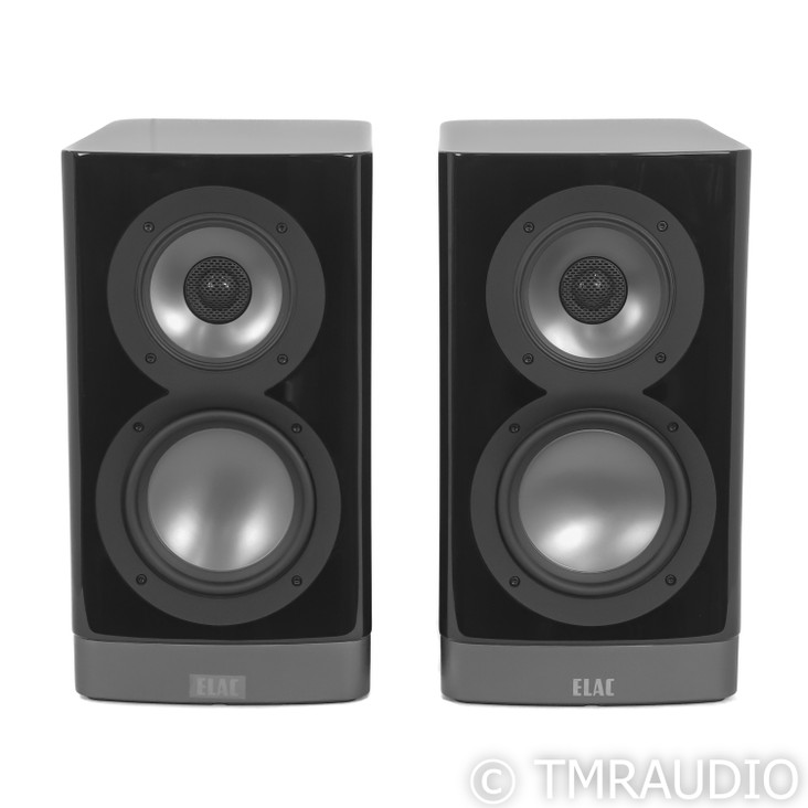 ELAC Navis Powered Bookshelf Speakers; Black Pair (Open Box)