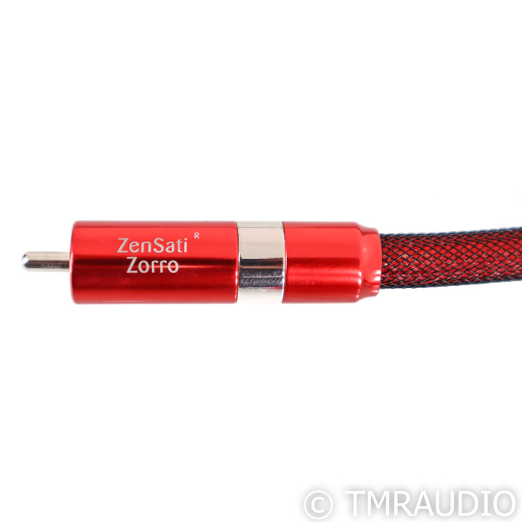 ZenSati Zorro Phono Cable; 1.5m Tonearm Interconnect